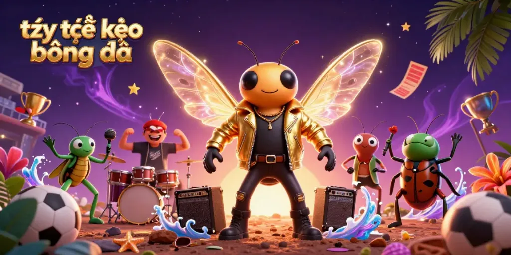 Experience thrilling sports betting with tỷ lệ kèo bóng đá featuring dynamic characters and vibrant elements.